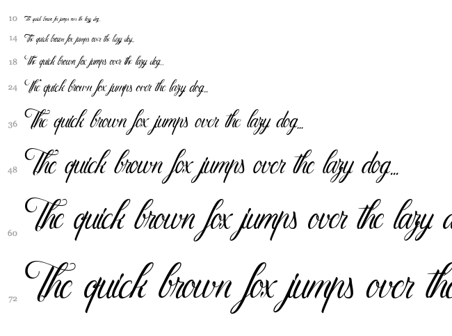 Question and Love font waterfall